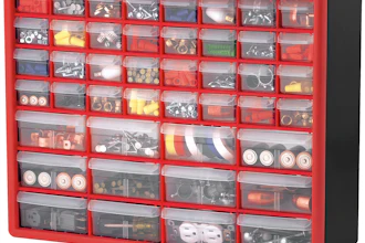 Id 21456 Akromils Red Plastic Cabinet