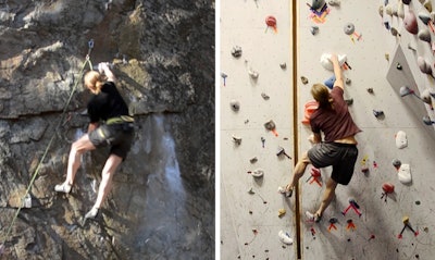 climbing wall at dartmouth