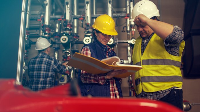 Technicians Working In Factory Or Utility 623112430 2125x1416