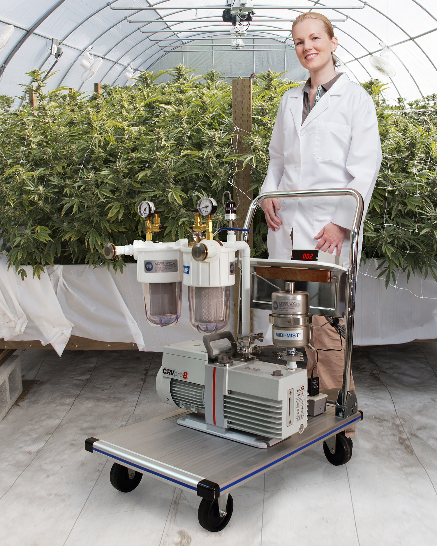 MV Cannabis Distillation & Drying Vacuum Systems are fully self-contained and ready to use for manufacturing edible and oil THC and CBD products using various types of solvents.