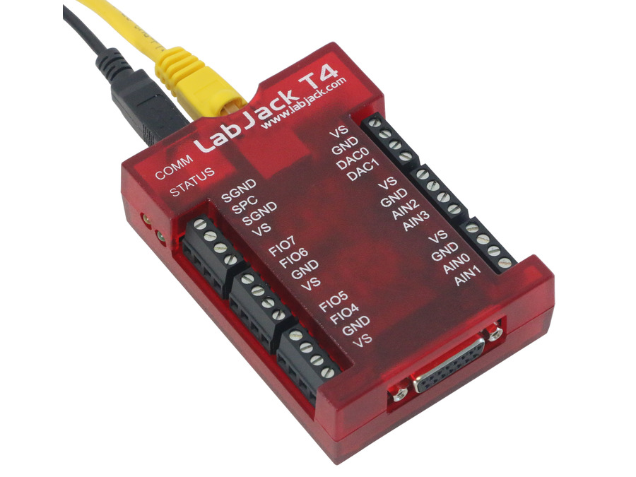 Lab Jack T4 Usb Ethernet Daq With Cables 3