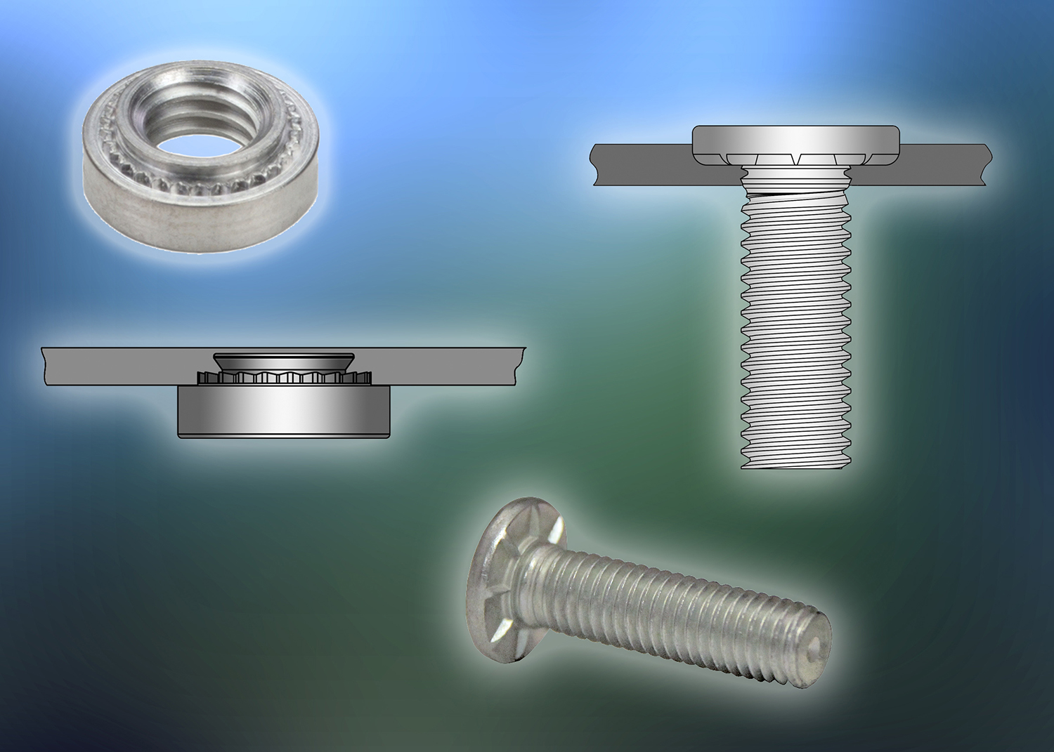 Pem Hard Panel Fasteners