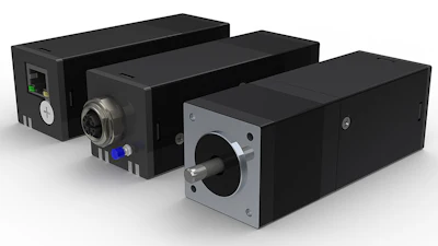 The TSM14POE StepSERVO Integrated Motor with Power over Ethernet (PoE) functionality.