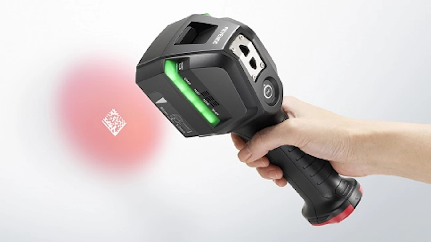 Wireless Handheld DPM Barcode Reader Quick & Stable From: Keyence ...