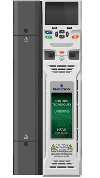 Unidrive HS30 is designed for applications that require cost effective integration into safety systems and incorporates Dual STO and advanced Rotor Flux Control of open loop induction