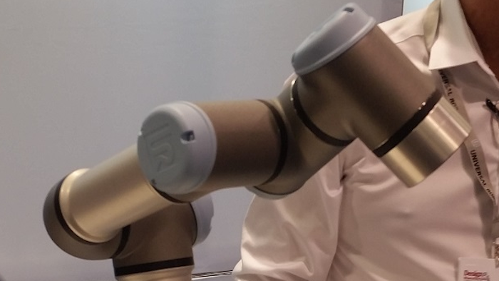 The UR3 is a smaller, table-top robot was designed for light assembly tasks and automated workbench scenarios – the UR5 (5 kg max payload) and UR10 (10 kg) are better suited for the heavy lifting.