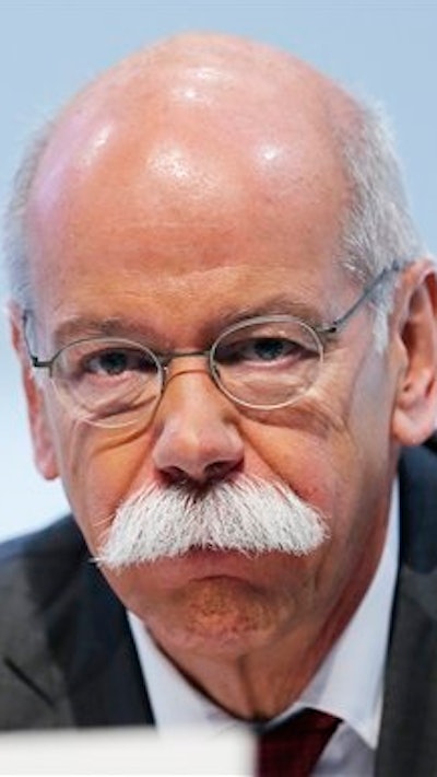 Daimler AG CEO, Dieter Zetsche.