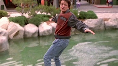 Marty McFly's 'hoverboard' maybe isn't quite ready for consumers. The government says it will be cracking down on any two-wheeled, self-balancing scooters that don't meet recently enacted safety standards, considering the internet is 'littered with photos and videos of hoverboards on fire and spewing black smoke,' says the AP.