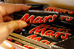U.S chocolate maker Mars said Tuesday it's recalling candy bars and other items in 55 countries in Europe and elsewhere after plastic was found in one of its products.