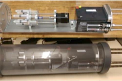 Newer version of the device known as the IS2B. The tool is a kind of mobile laboratory or pod for performing precision analysis on sampled water and sediment.