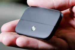 This Feb. 11, 2016, photo, shows a high-fidelity audio system for the LG G5 phone, in New York. The module connects to the phone's bottom to offer higher-quality sound. LG is dipping its toes into a modular-design concept with its upcoming G5 smartphone.