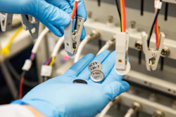 Researchers tested the material on coin cells.