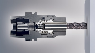 Featuring the world's only chuck with a 1:16 worm gear, Emuge FPC Chuck's patented design delivers three tons of traction force.