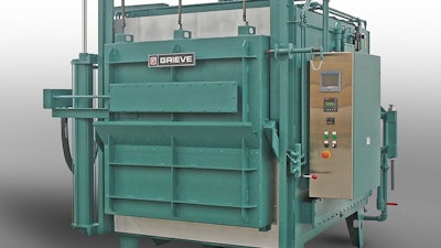 Grieve's No. 1039 is a 2,000°F (1,093°C), inert atmosphere, heavy-duty furnace.