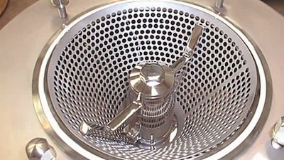 Conical screens can be changed rapidly, and are offered with apertures from 150 micron for fine/dry de-agglomeration, up to 25 mm including square and rectangular perforations for wet granulation.