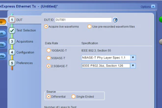 TekExpress screenshot