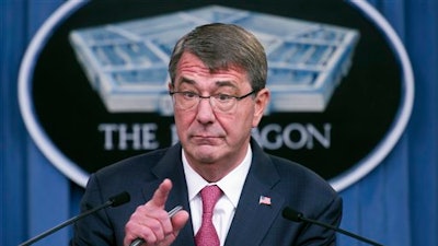 U.S. Defense Secretary Ash Carter said he's willing to just borrow the young people working in innovative fields in the private sector and he commended local business leaders for encouraging their employees to serve the nation.