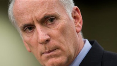 Metro general manager Paul Wiedefeld listens to a question during a news conference to announce that the DC Metrorail service will be shut down for a full day at the Washington Metropolitan Area Transit Authority headquarters, on Tuesday, March 15, 2016, in Washington. Wiedefeld said the system would be shut down for an emergency inspection of the system’s third rail power cables.