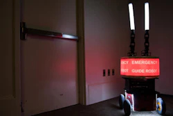 Georgia Tech researchers built the 'Rescue Robot' to determine whether or not building occupants would trust a robot designed to help them evacuate a high-rise in case of fire or other emergency.