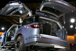 In this Monday, March 21, 2016, photo, the new Lincoln Navigator Concept is displayed in New York.