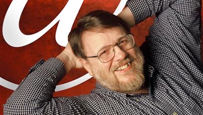 An undated photo provided by Raytheon BBN Technologies shows Raymond Tomlinson. Tomlinson, the inventor of modern email and selector of the '@' symbol, has died. Raytheon Co., his employer, on Sunday, March 6, 2016, confirmed his death; the details were not immediately available.