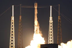 A SpaceX Falcon 9 rocket lifts off from Cape Canaveral Air Force station Friday, March 3, 2016. The rocket is carrying the SES-9 communications satellite.
