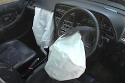 National Highway Traffic Safety Administration chief Mark Rosekind said Wednesday that a car normally driven by his wife was recalled to fix an air bag inflator. When she checked the vehicle identification number in a recall database, she found there were no replacement inflators available, Rosekind said after an autonomous-car conference in Dearborn, Michigan.