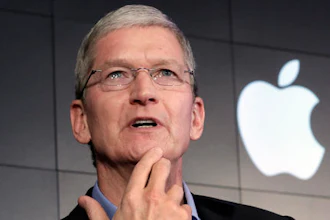 In this April 30, 2015 file photo, Apple CEO Tim Cook responds to a question during a news conference at IBM Watson headquarters, in New York. The dispute over whether Apple must help the FBI hack into a terror suspect's iPhone is about to play out in a Southern California courtroom. The hearing Tuesday, March 22, in U.S. District Court in Riverside is the first in the battle that has seen Cook and FBI Director James Comey spar over issues of privacy and national security.