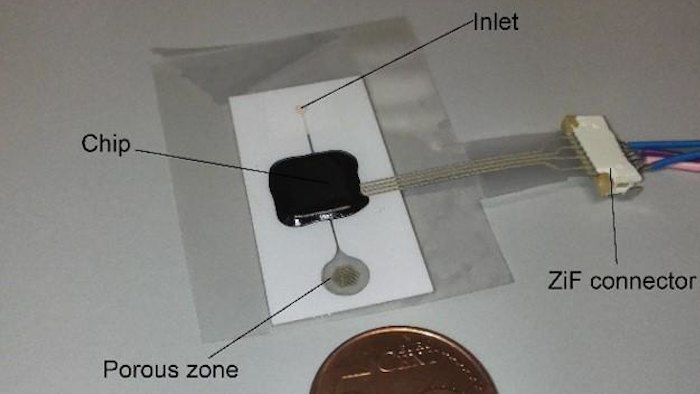 This is a sensor prototype as used in the experiments.