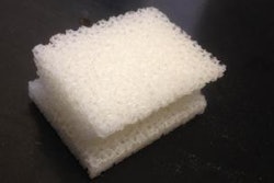 Using a 3D thermoplastic printer, ubiquitous in manufacturing, the researchers printed a small, sponge-like plastic matrix with nanoparticles that destroyed pollutants.
