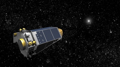 An undated artists concept provided by NASA shows the Keplar Spacecraft moving through space. The spacecraft slipped into emergency mode sometime last week. The last normal contact was April 4. Ground controllers discovered the problem right before they were going to point Kepler toward the center of the Milky Way.