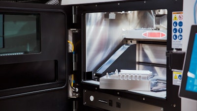 CATA’s DMLM 3D printers can make parts from cobalt chrome alloys, the high temperature alloy Inconel and stainless steel.