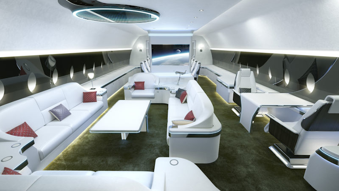 Airbus launches ACJ350 XWB with Easyfit outfitting.