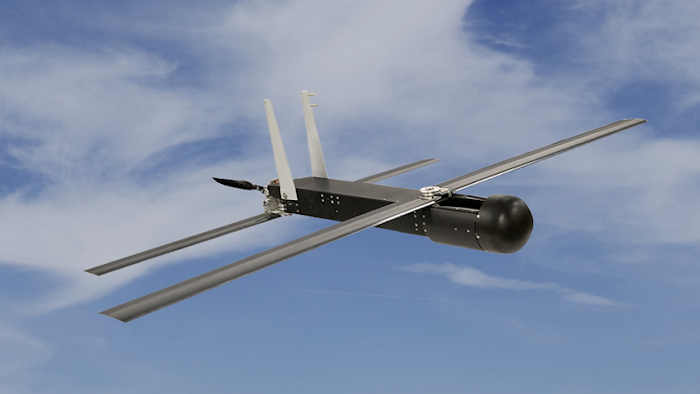 The Coyote is an expendable unmanned aircraft system (UAS) deployed from an A-size sonobuoy tube or Common Launch Tube (CLT) to perform intelligence, surveillance and reconnaissance (ISR) missions while the host aircraft remains in safe airspace.