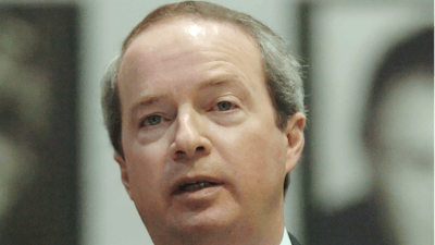 In this May 4, 2006, file photo, International Coal Group chief executive Bennett Hatfield makes his closing statement during the final day of the Sago Mine disaster hearings at West Virginia Wesleyan College in Buckhannon, W.Va. West Virginia State Police say longtime coal company executive Hatfield was found dead Monday, May 23, 2016.