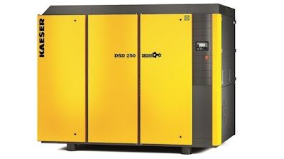 Kaeser's redesigned DSD 250 direct drive rotary screw compressors.