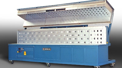 Grieve's No. 868 is a 500°F (260°C), high-temperature special top-loading oven.