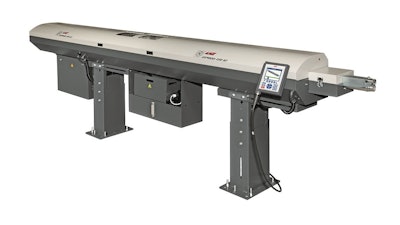 The Express 220 S2 Automatic Magazine Bar Feeder loads 12’ long bars with diameters from 2 mm to 20 mm.