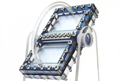 A new concept for a flow battery functions like an old hourglass or egg timer, with particles (in this case carried as a slurry) flowing through a narrow opening from one tank to another. The flow can then be reversed by turning the device over.