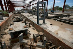 This March 21, 2016 photo shows a railroad factory in ruins after it was abandoned by its Chinese managers in Zaraza, Guarico state, Venezuela. Now all but abandoned, it has become a symbol of economic collapse and a strategic Venezuela-China relationship gone adrift.