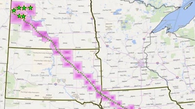 Houston-based Dakota Access LLC wants to build the pipeline from northwest North Dakota to a storage facility in south-central Illinois.