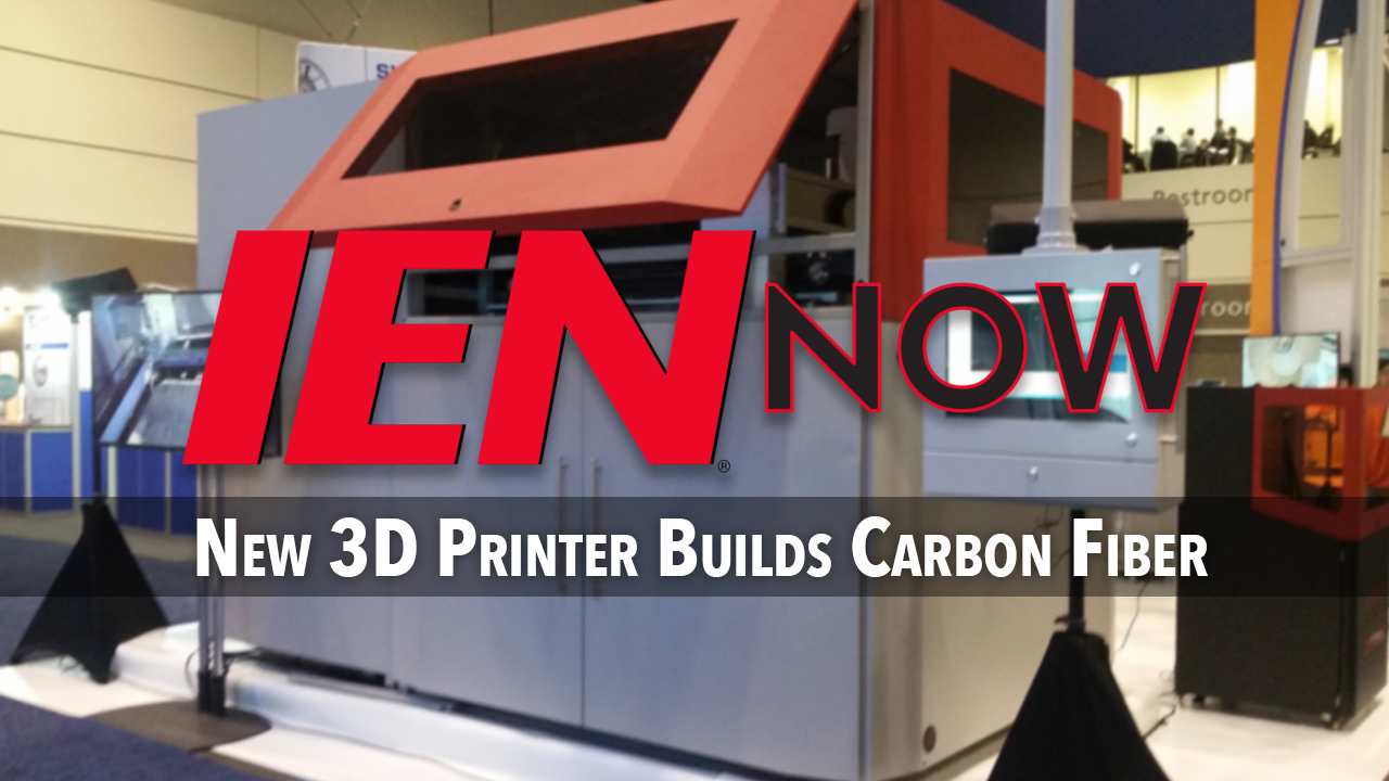 EnvisionTEC's SLCOM1 is an industrial thermoplastic reinforced woven composite 3D printer that builds carbon fiber and fiberglass parts.