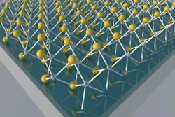 This is an optical nanocavity made, from top to bottom, of molybdenum disulfide (MoS2), aluminum oxide and aluminum.