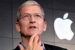 In this April 30, 2015 file photo, Apple CEO Tim Cook responds to a question during a news conference at IBM Watson headquarters, in New York.