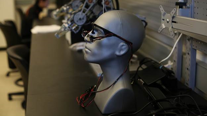 Xiaoli Zhang, an engineer at Colorado School of Mines, is developing a gaze-controlled robotic system that works in three dimensions to enable people with motor impairments to fetch objects using eye movement.