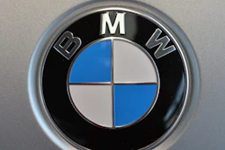 This file photo, shows the company logo of car manufacturer BMW. The company announced that it is recalling nearly 189,000 SUVs in the U.S. because the child seat anchors may become damaged and won't hold the seat properly.