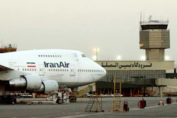 In this June 2003 file photo, a Boeing 747 of Iran's national airline is seen at Mehrabad International Airport in Tehran.