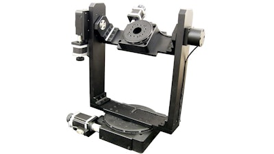 The AU300-XZ Motorized 3-axis Gimbal Mount from Optimal Engineering Systems (OES).