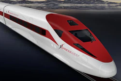 According to the company, XpressWest will use fully electric, next-gen train rolling stock capable of speeds in excess of 150 MPH that will deliver passengers to Las Vegas in 80 minutes with non-stop service every 20 minutes during peak times and up to every 12 minutes as demand requires.