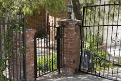 The driveway to the home of Anton Yelchin, a rising actor, best known for playing Chekov in the new 'Star Trek' films, is seen in the Studio City area of Los Angeles, on Sunday, June 19, 2016. Yelchin was killed by his own car as it rolled down his driveway early Sunday, police and his publicist said. The car pinned Yelchin, 27, against a brick mailbox pillar and a security fence at his home in Los Angeles, Officer Jenny Hosier said. He had gotten out of the vehicle momentarily, but police did not say why he was behind it when it started rolling.